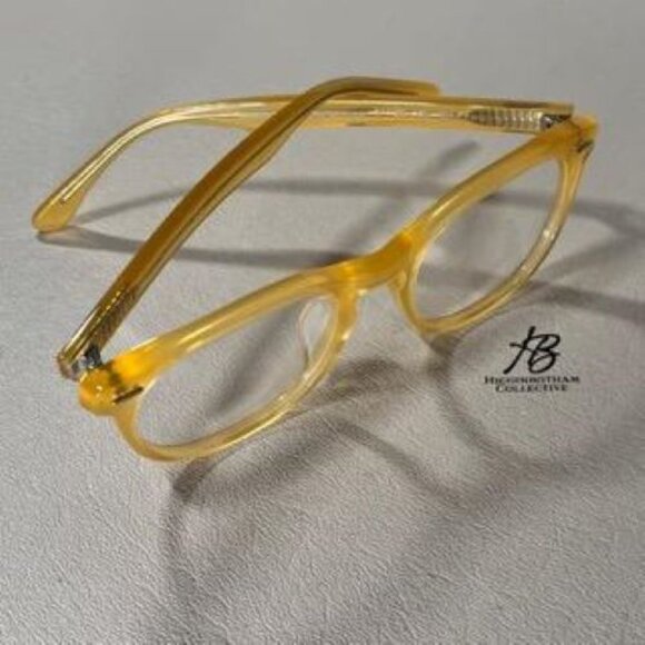 SPEKTRE MEMENTO AUDERE SEMPER ACETATE EYEGLASS FRAMES YELLOW 51-20-150 NEW* - Picture 9 of 16
